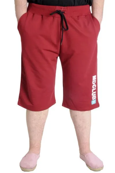 Big Size Mens Capri MD CLUB 23508 Burgundy