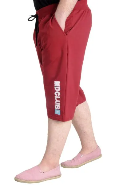 Big Size Mens Capri MD CLUB 23508 Burgundy