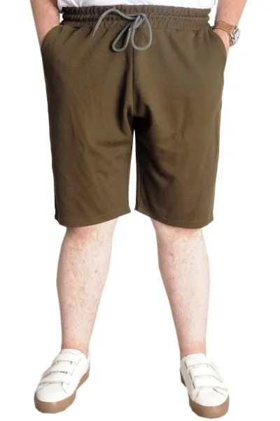 Big Size Mens Short Interlock 23515 Khaki