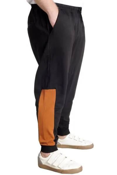 Big Size Mens Sweatpants Garnili 23518 Brown