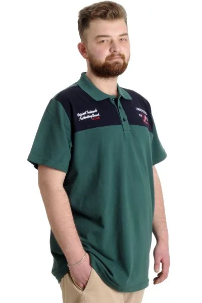Büyük Beden Erkek T-shirt Polo CHNGYRMD 23328 Nefti [product_color]
