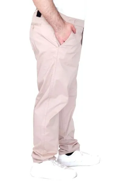 Büyük Beden Erkek Gabardin Pantolon Doğa 22850 Bej BEJ