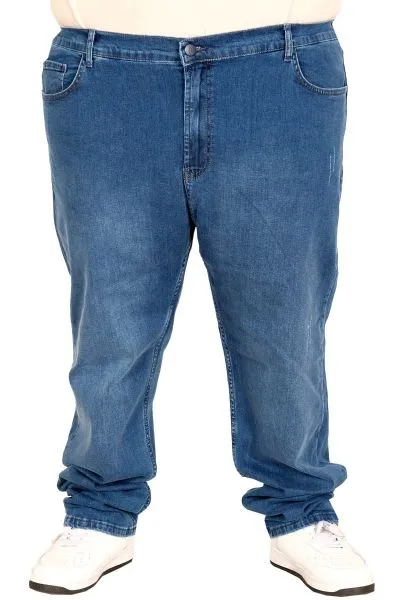 Büyük Beden Erkek Klasik Kot Pantolon MARK 21920d Açık Mavi [product_color]