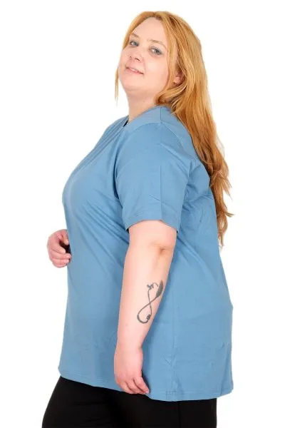 Big Size Basic Tshirt 20031 BLUE