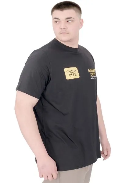 Büyük Beden Erkek T-Shirt Bisiklet Yaka Gallery Dept U25003 Haki