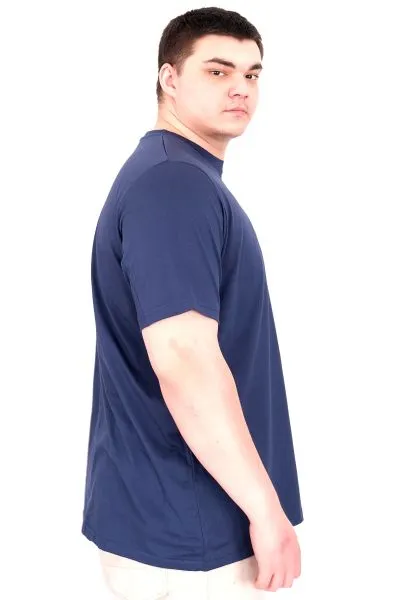 Big Size Mens Tshirt Crew Neck Craft U25016 Indigo