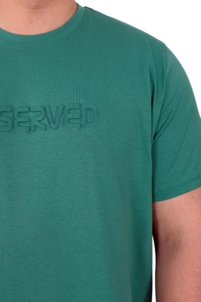 Büyük Beden Erkek T-Shirt Bisiklet Yaka Reseve U25017 Çağla