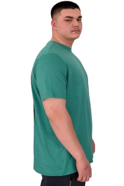 Büyük Beden Erkek T-Shirt Bisiklet Yaka Space U25018 Çağla