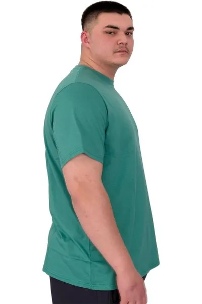 Büyük Beden Erkek T-Shirt Bisiklet Yaka Compaes U25021 Çağla