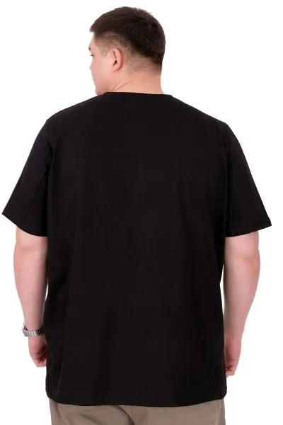 Big Size Mens Tshirt Black U25033