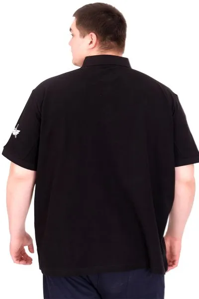 Big Size Mens Tshirt Black U25305