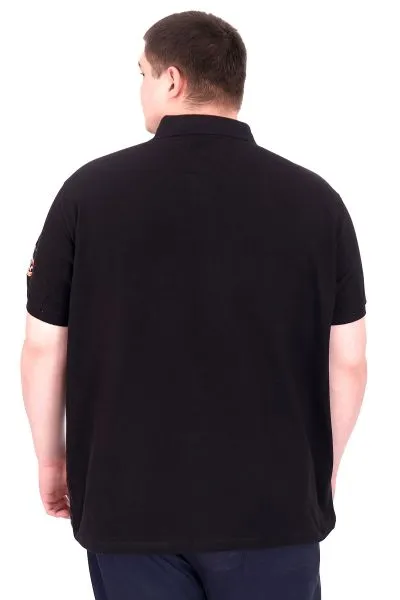 Big Size Mens Tshirt Black U25306