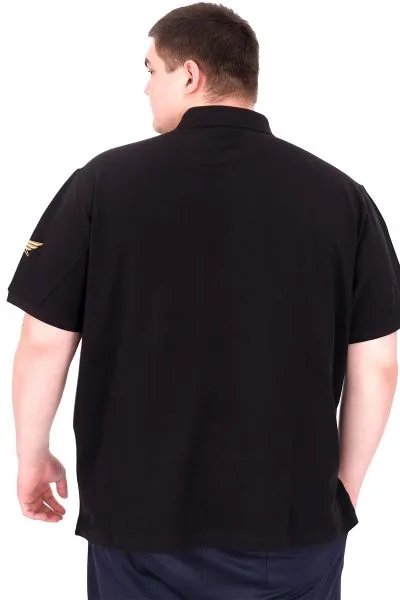 Big Size Mens Tshirt Black U25308
