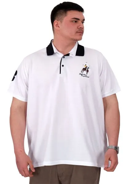 Big Size Mens Tshirt White U25311
