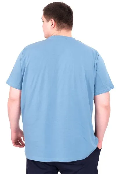 Big Size Mens Tshirt Blue U25501