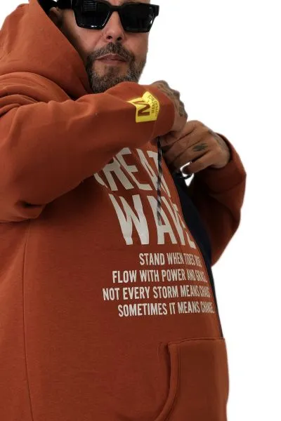 Plus Size Mens Sweatshirt U25805 CAMEL
