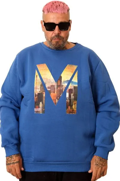 Büyük Beden Erkek Sweat Bisiklet M U25807