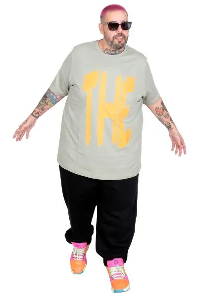 Big Size T-Shirt The U26165 ALMOND