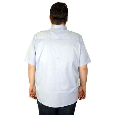Big-Tall Men s Lycra Linen Shirt Short Sleeve 18856 Khaki