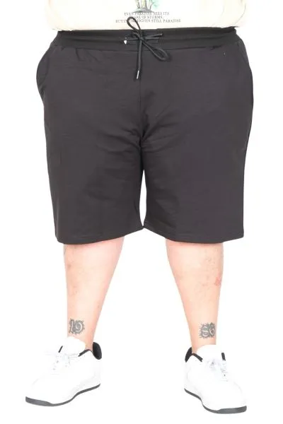Big Size Mens Capri Yandan Cep MULINE 20501 Black