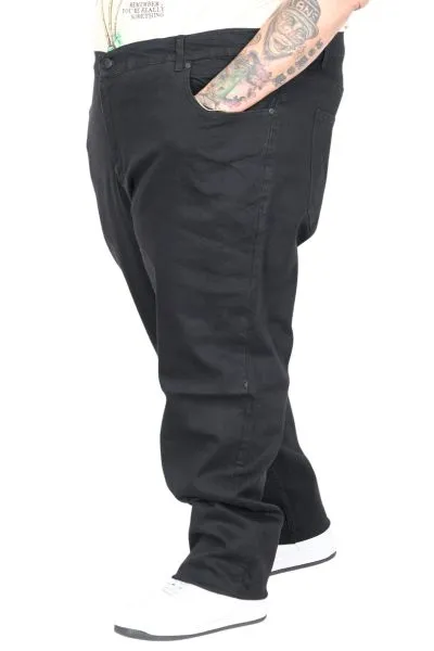 Büyük Beden Erkek Pantolon Kot Black 21920 Siyah [product_color]