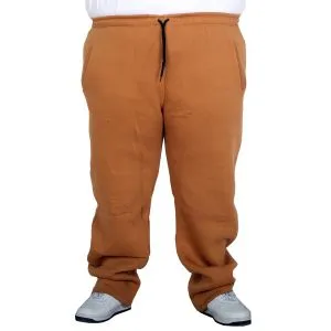Big Size Mens Sweatpants Classic 3 İp 11103 Cinnamon