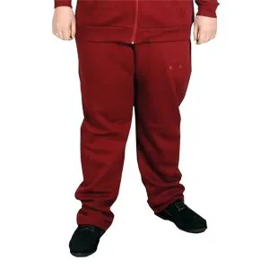 Big Size Mens Sweatpants Three yarn thick 18536 Burgundy