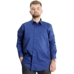 Big Size Mens Classic with pocket Shirt Elastic 20350 Saks
