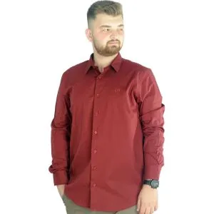 Big-Tall Mens Classic Shirt With Lycra 20351 Mint Green