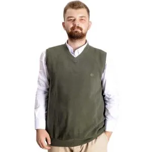 Big Size Mens Sweater Vanize Velvet substitute 20547 Khaki