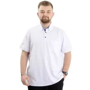 Big-Tall Men Classical Polo T-Shirt with Pocket 20552 Orange