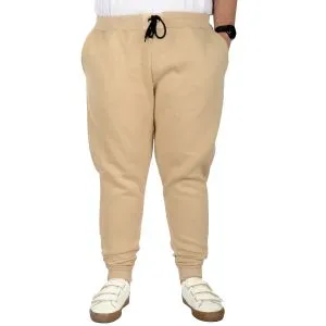 Big Size Men Sweatpants 3 yarn 20583 Beige