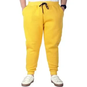 Big Size Men Sweatpants 3 yarn 20583 Mustard