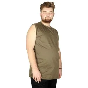 Big-Tall Men Sleeveless T-Shirt 20003 Khaki