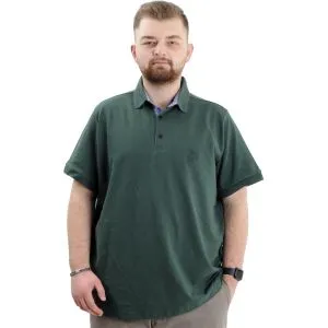 Big-Tall Men Polo T-Shirt Embroidered 20553 Naphta