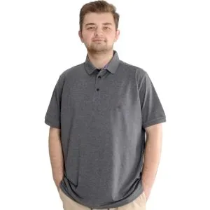 Big-Tall Men Polo T-Shirt Embroidered 20553 Antramelange