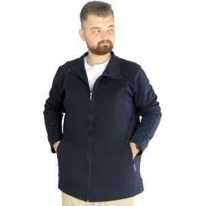 Big Tall Men s Long Sleeve Zipper Cardigan s20571