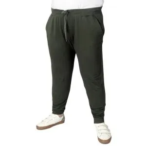 Big Size Men Sweatpants Narrow Trotters 20507 Khaki