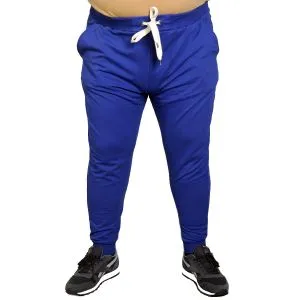 Big Size Men Sweatpants Narrow Trotters 20507 Saxe Blue