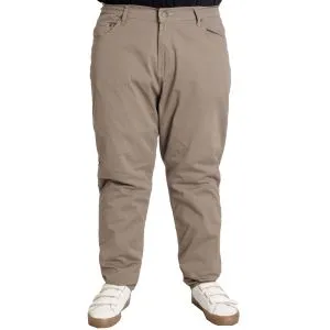 Büyük Beden Pantolon Keten 5Cep Milano Classic 20902 Bej