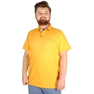 Big Size Mens Polo T-Shirt Choose Your Mode 20554 Mustard