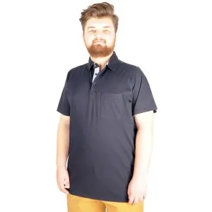 Big Size Mens Polo T-Shirt Choose Your Mode 20554 Navy Blue