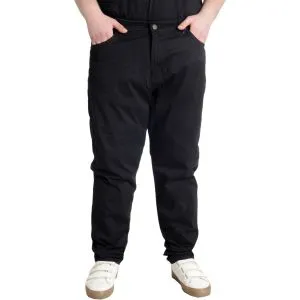 Big-Tall Men Linen Pants Neptun Classic 20902 Black