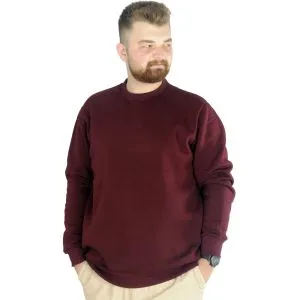 Big-Tall Men Sweatshirt Round Collar 20131 Plum