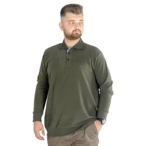 Big Tall Men Sweatshirt Old Traderouts 20415 Black