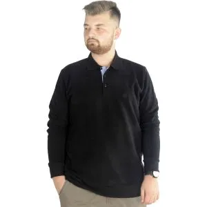 Big Tall Men Sweatshirt Old Traderouts 20415 Black