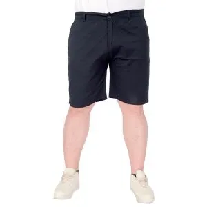 Big Size Men Capri Nice Classic with Side Pockets 21402 Navy Blue