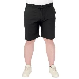 Big Size Men Capri Nice Classic with Side Pockets 21402 Black