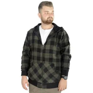 Big Tall Men s Lumberjack Sweat with Pocket 21574 Burgundy