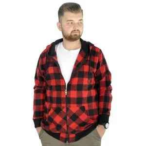 Big Tall Men s Lumberjack Sweat with Pocket 21574 Burgundy